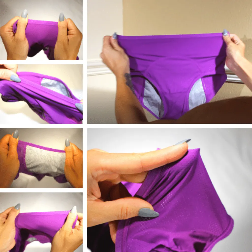 Culotte menstruelle lavable