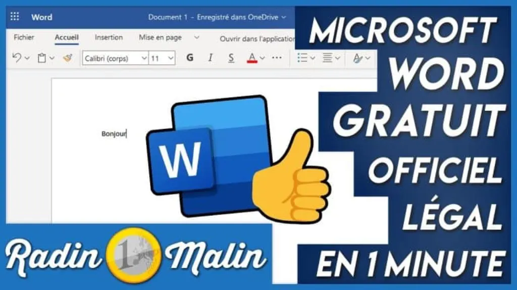 comment avoir word gratuitement