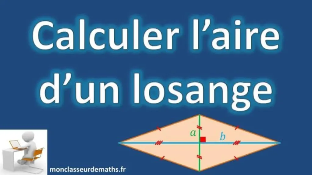comment calculer l aire d un losange