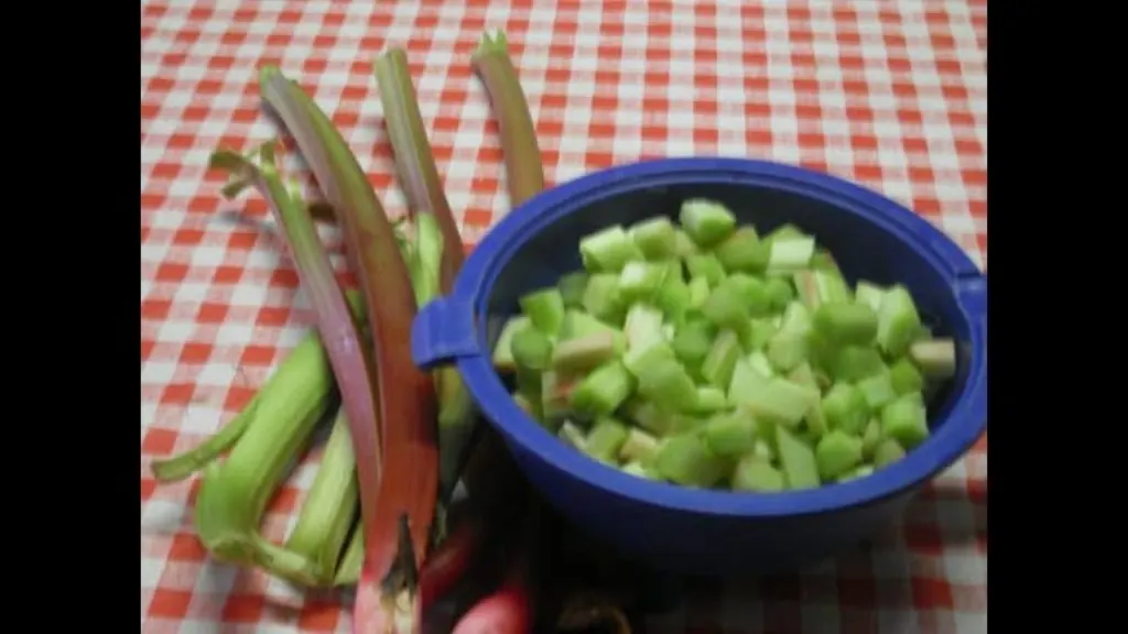 comment cuire la rhubarbe