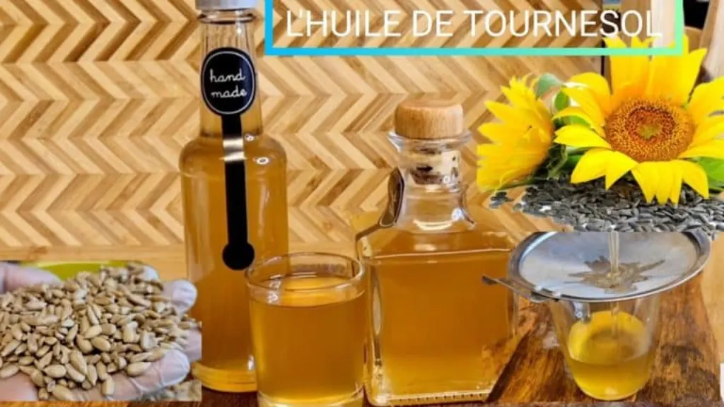 comment faire de l huile de tournesol