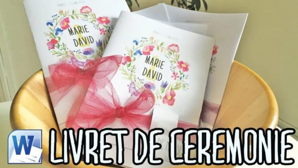 comment faire un livret de messe