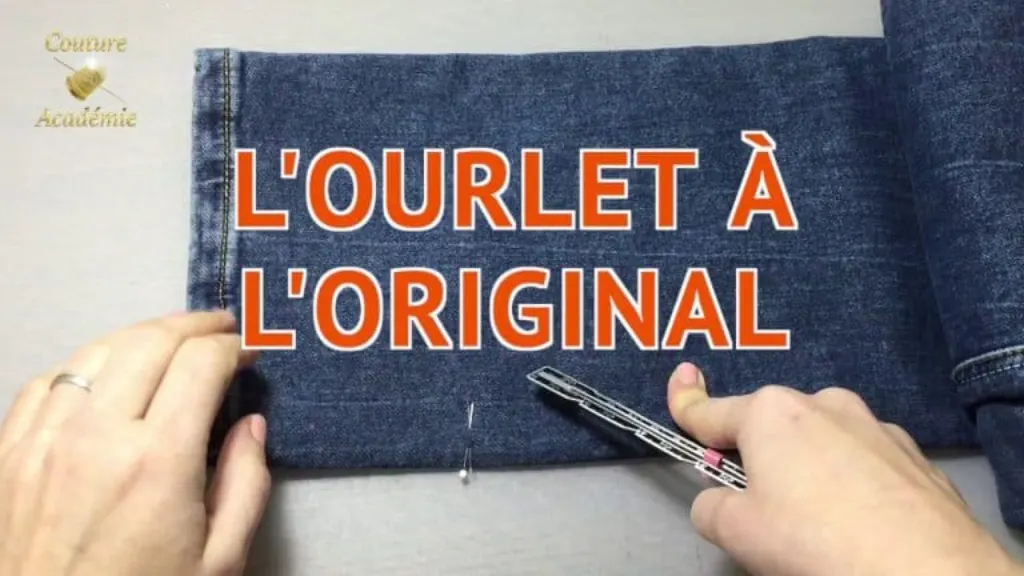 comment faire un ourlet de pantalon à la main
