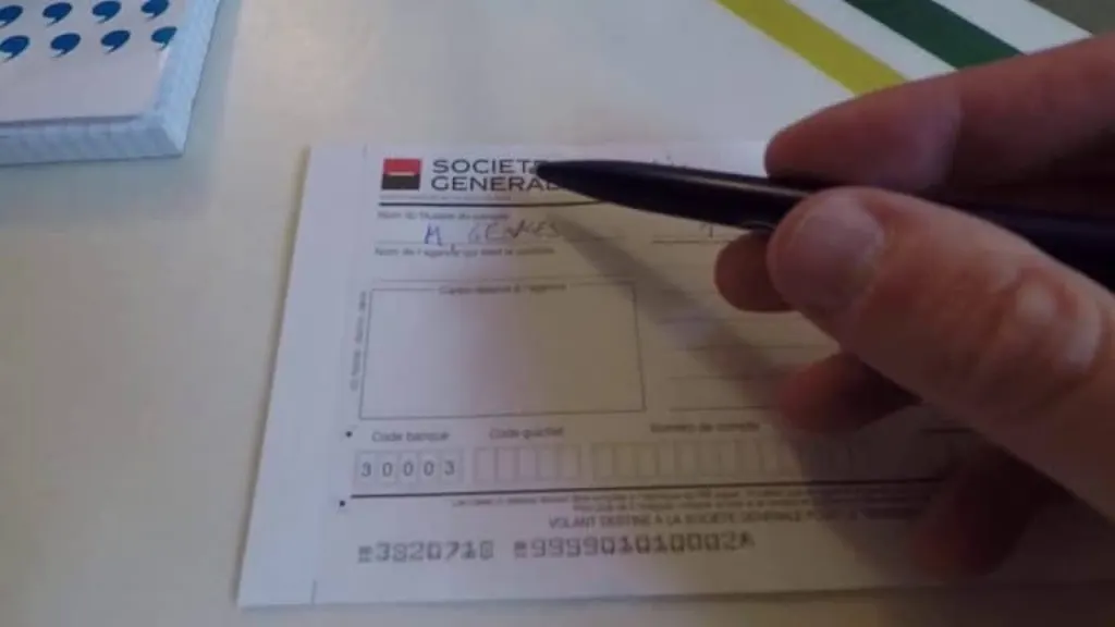 comment remplir une remise de cheque